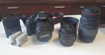 Aparat CANON EOS 700D  Zestaw 3 obiektywy
