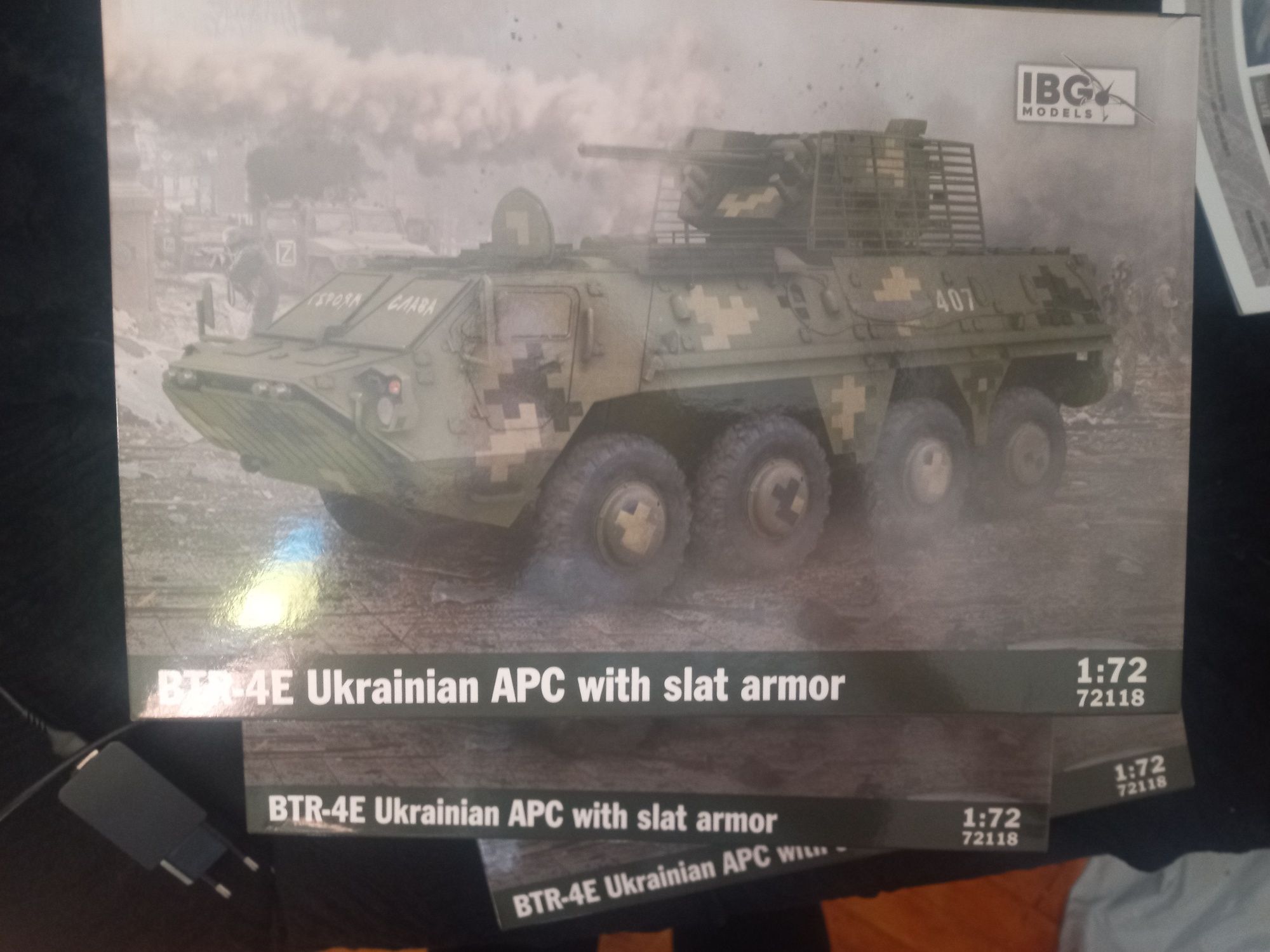 Збірна модель БТР-4 "Буцефал" 1/72 Українська бронетехніка