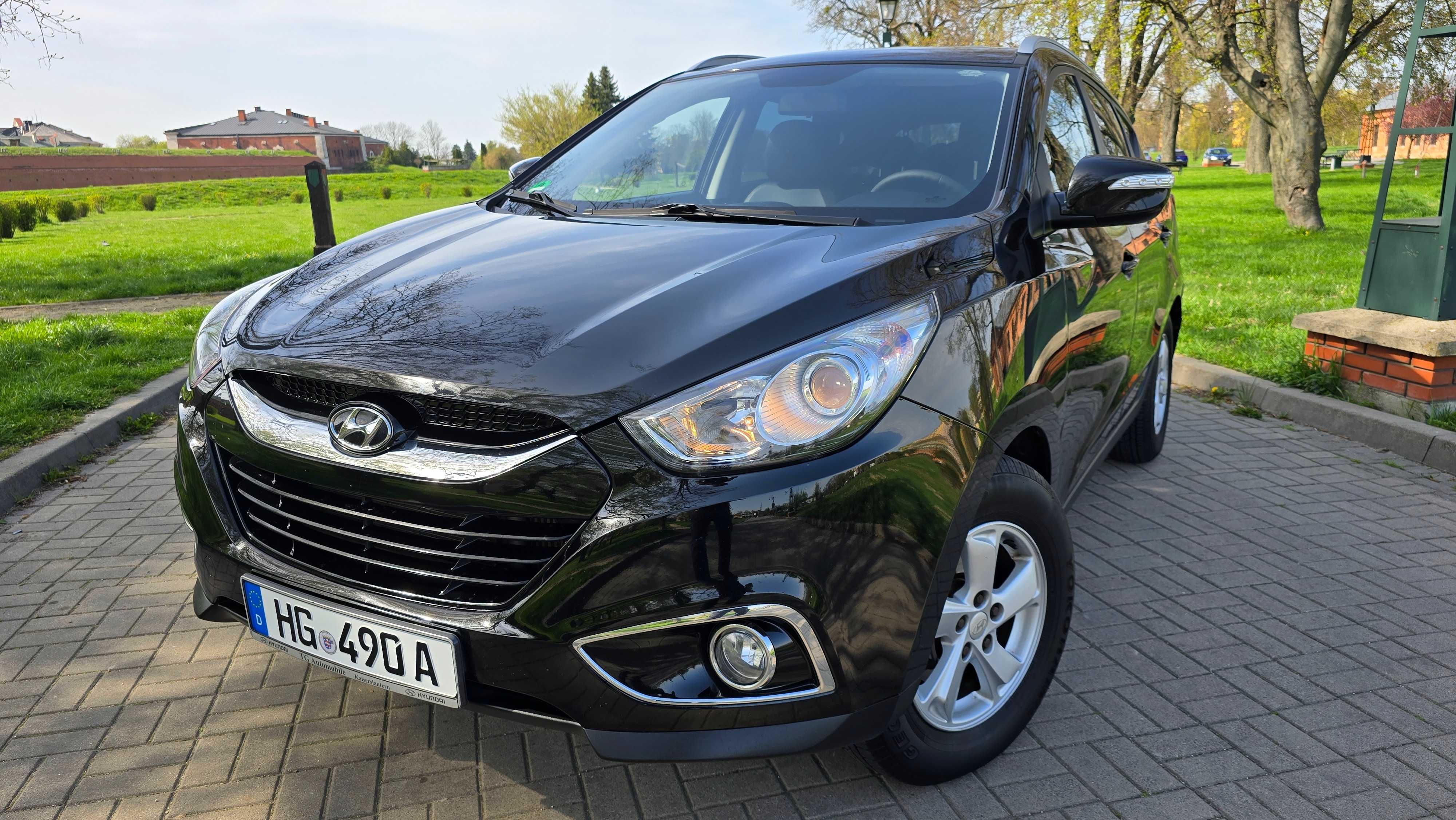 HYUNDAI ix35 2.0CRDI 136PS 4x4 1-wł. Navi Skóra Kamera PIĘKNY STAN