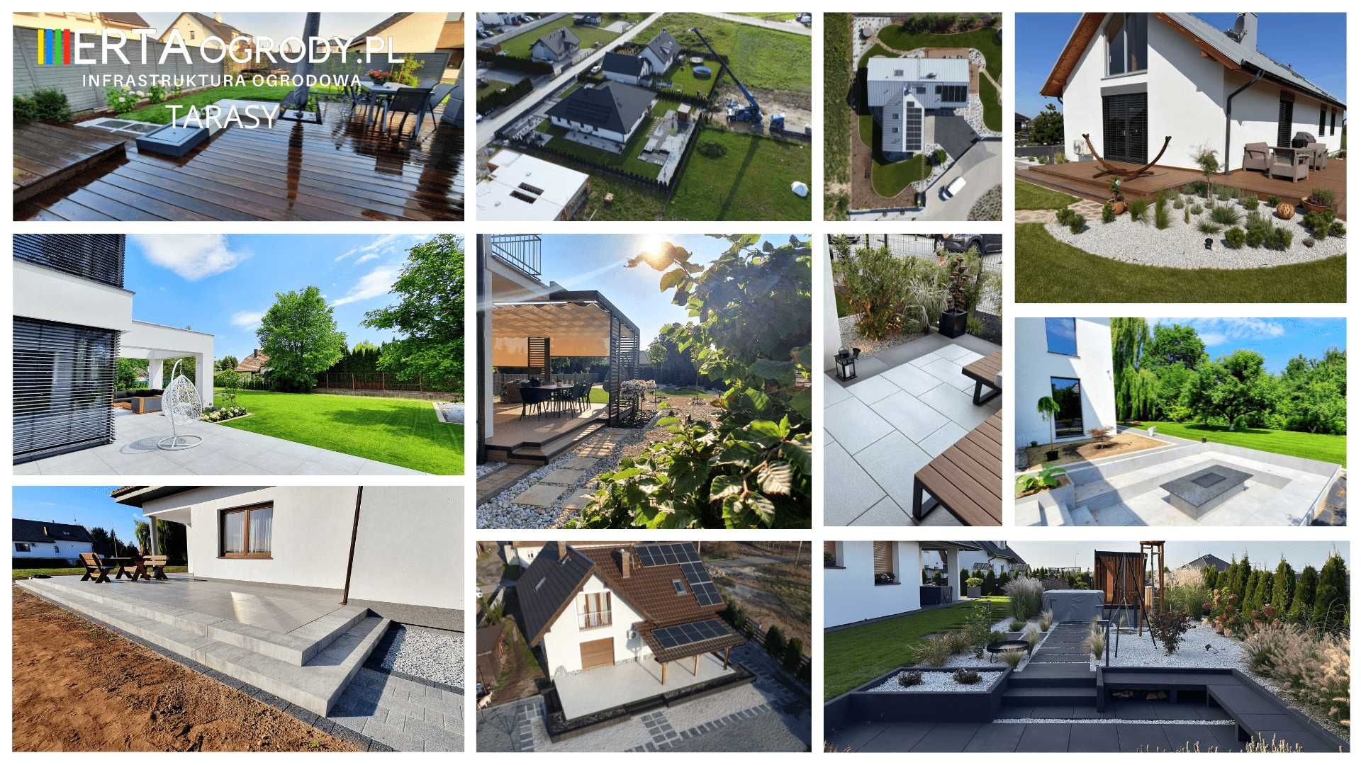 ERTAOGRODY.PL Ogród2025–Kostka brukowa, Taras, Ogrodzenie, Nawodnienie