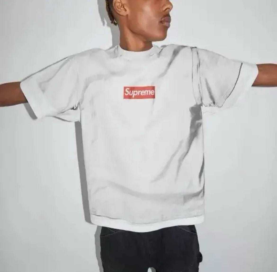 Футболка Supreme/MM6 Box Logo Tee