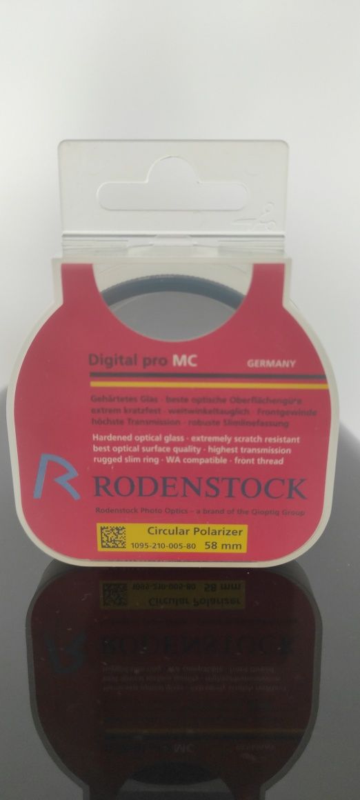 Filtro polarizador 58mm RODENSTOCK fotografia