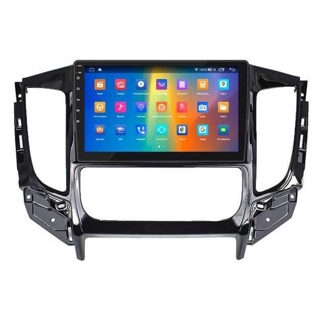 Штатная магнитола для Mitsubishi L200 с CarPlay 4G процессор 8 ядер.