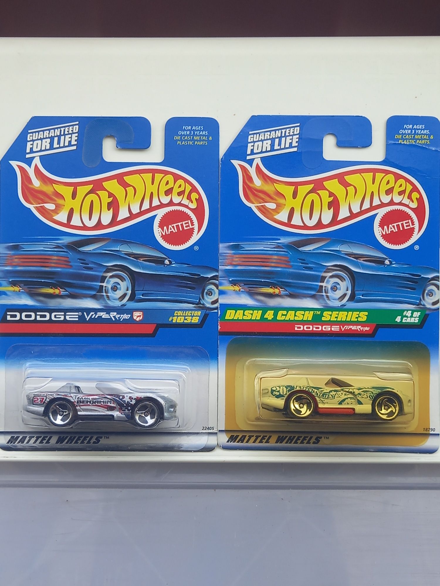 Conj 2 dodge viper rt/10 hot wheels