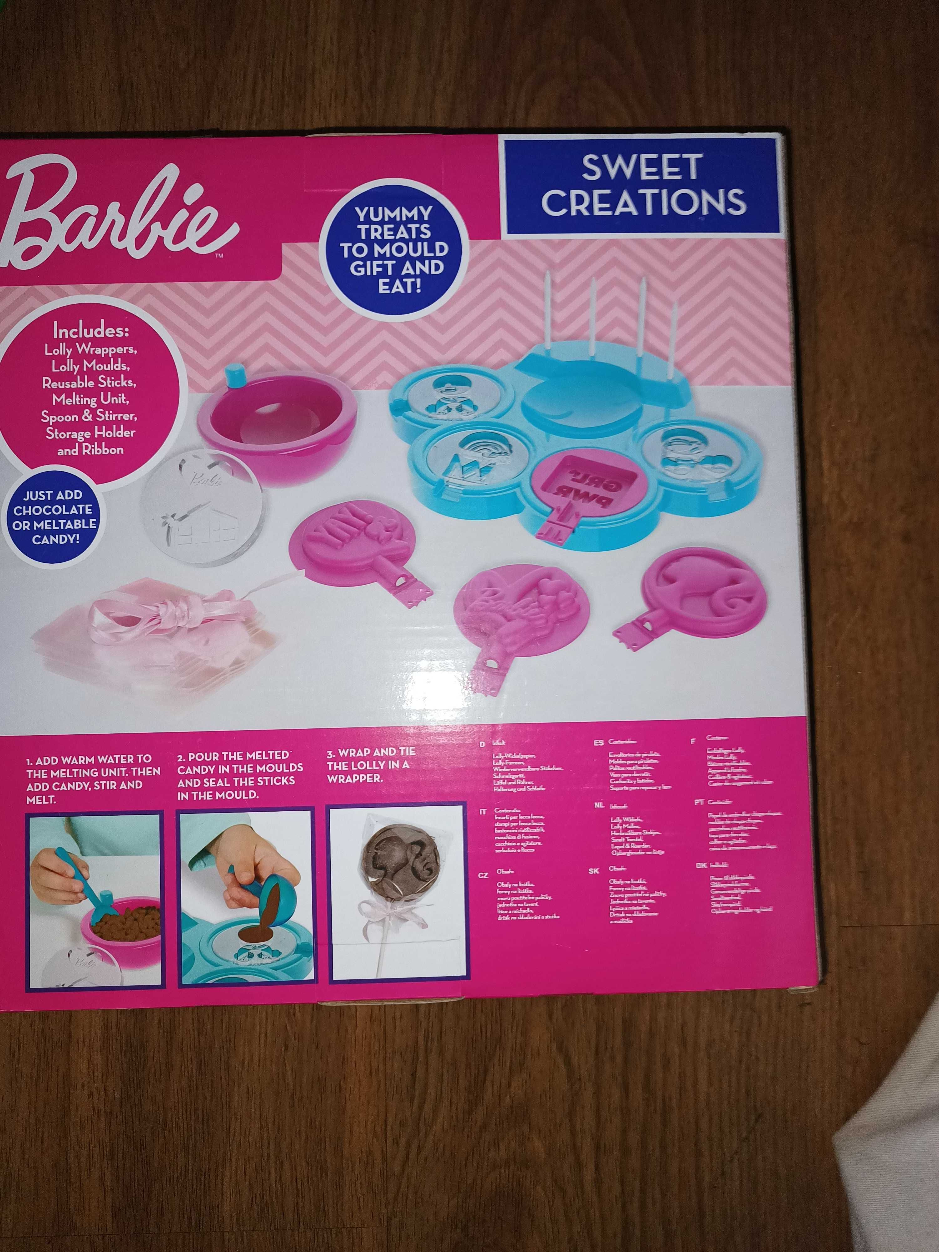 Nowy zestaw Barbie Fabryka Lizaków czekoladowych