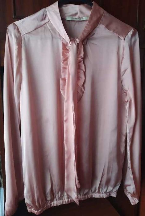 Blusa em Cetim Rosa
