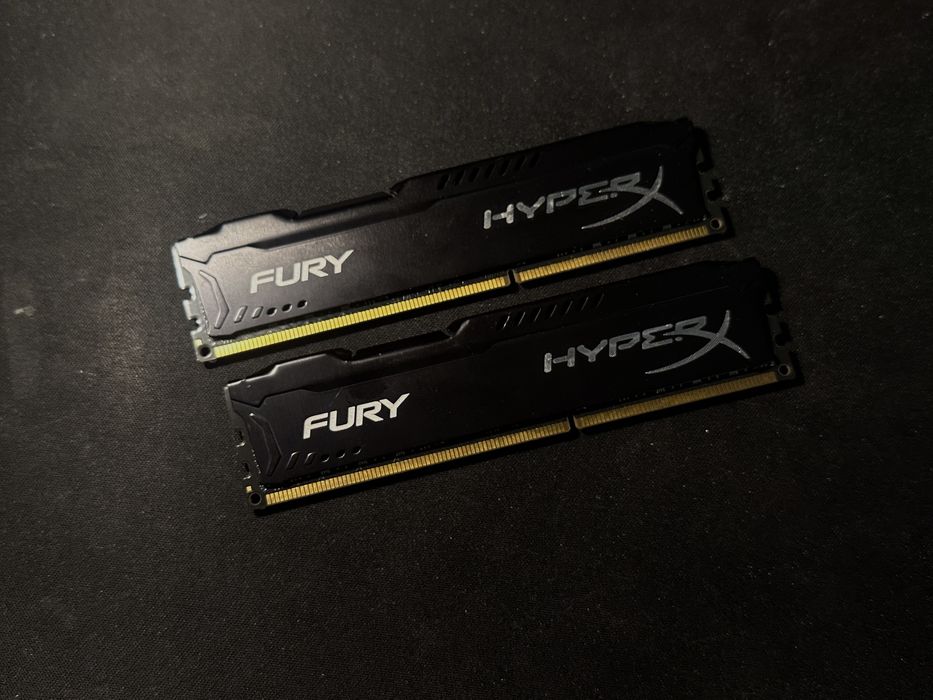 Pamięć RAM DDR3 HyperX Fury Black 16GB (2x8GB) 1600MHz CL10