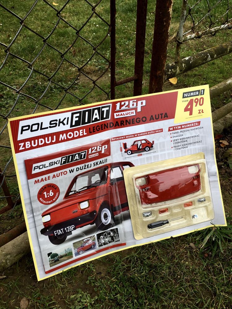 Czasopismo - Fiat 126P HACHETTE 1:6-auta PRL,model,autka,kolekcja