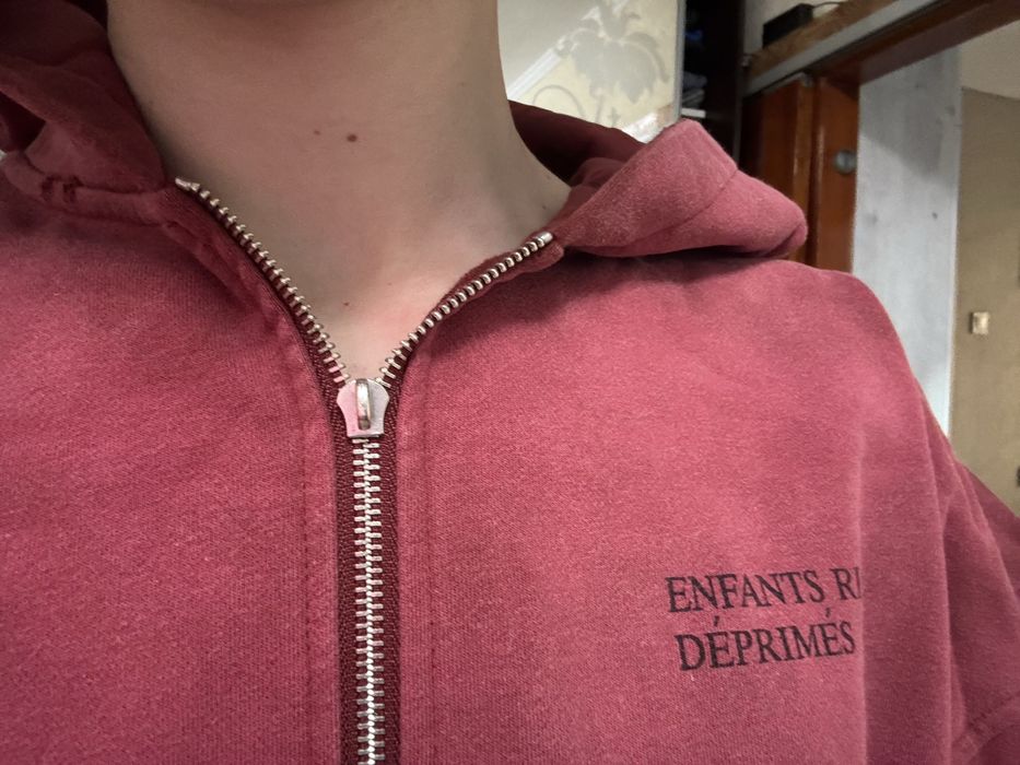 зіп худи erd червоне