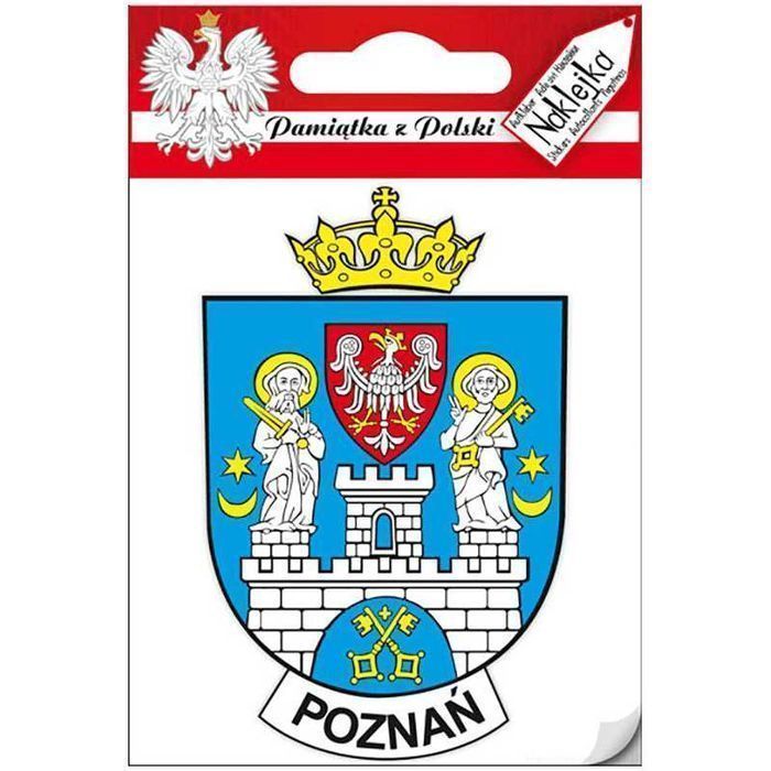 Naklejka pojedyncza herb Poznań