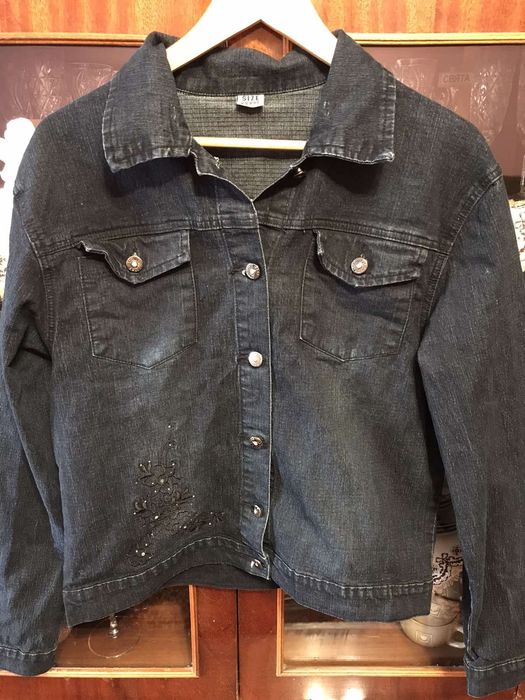Джинсова куртка батал