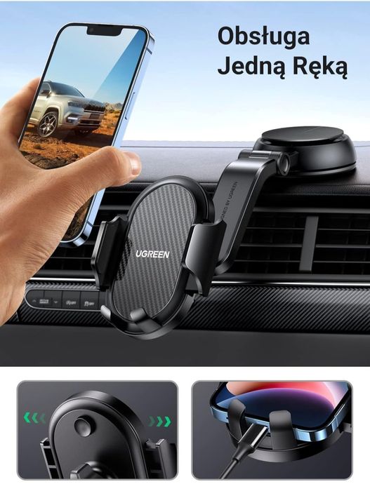 UGREEN Samochodowy Uchwyt na Telefon z Przyssawką