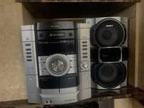 Колонки радио магнитофон музыкальный центр sony MHC-RG290