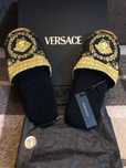 Домашние тапочки VERSACE MEDUSA HEAD (black/gold)
