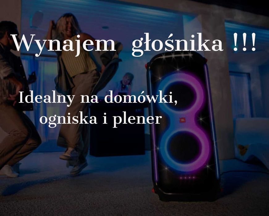 Wynajem głośnika JBL partybox 710, 800W i karaoke
