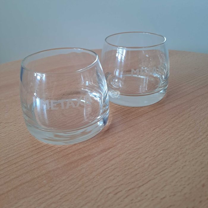 Szklanki Metaxa z szerokim dnem / zestaw 2 szt.