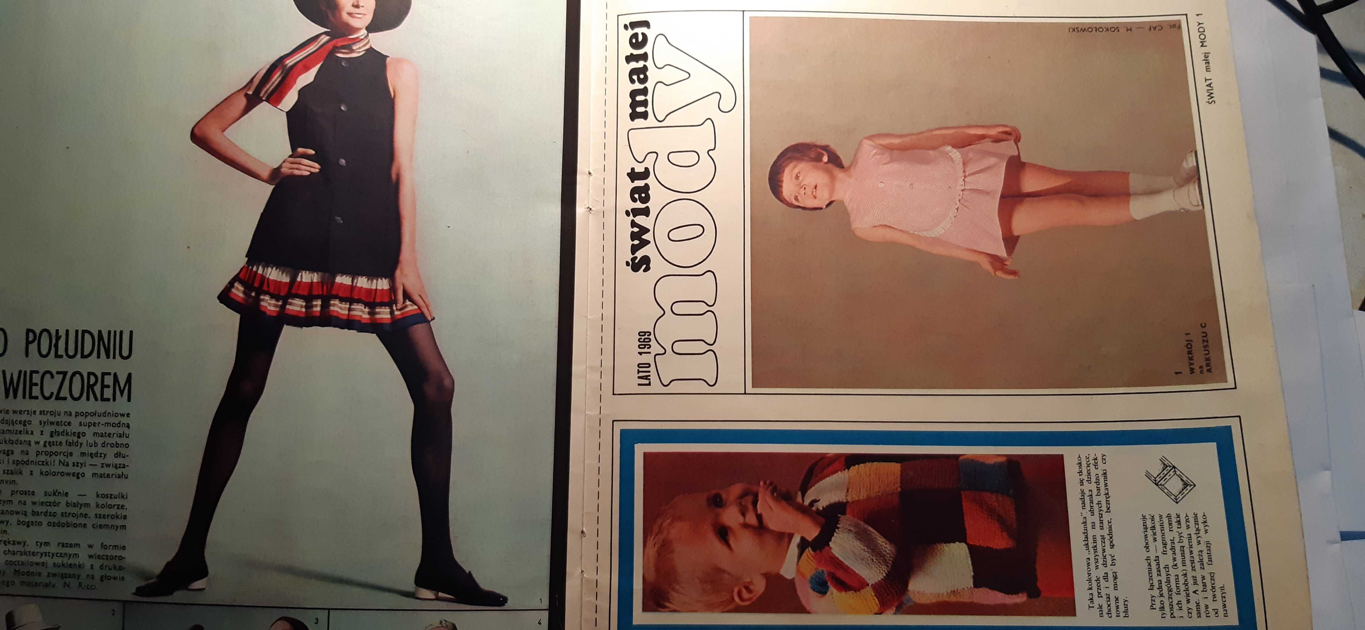 stary katalog/czasopismo świat mody lato 1969 rok rzadkość