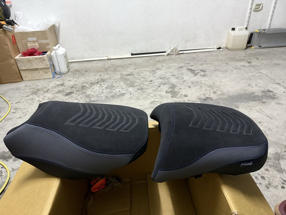 Banco BMW R1200 e R1250 GS-GSA aquecido + conforto