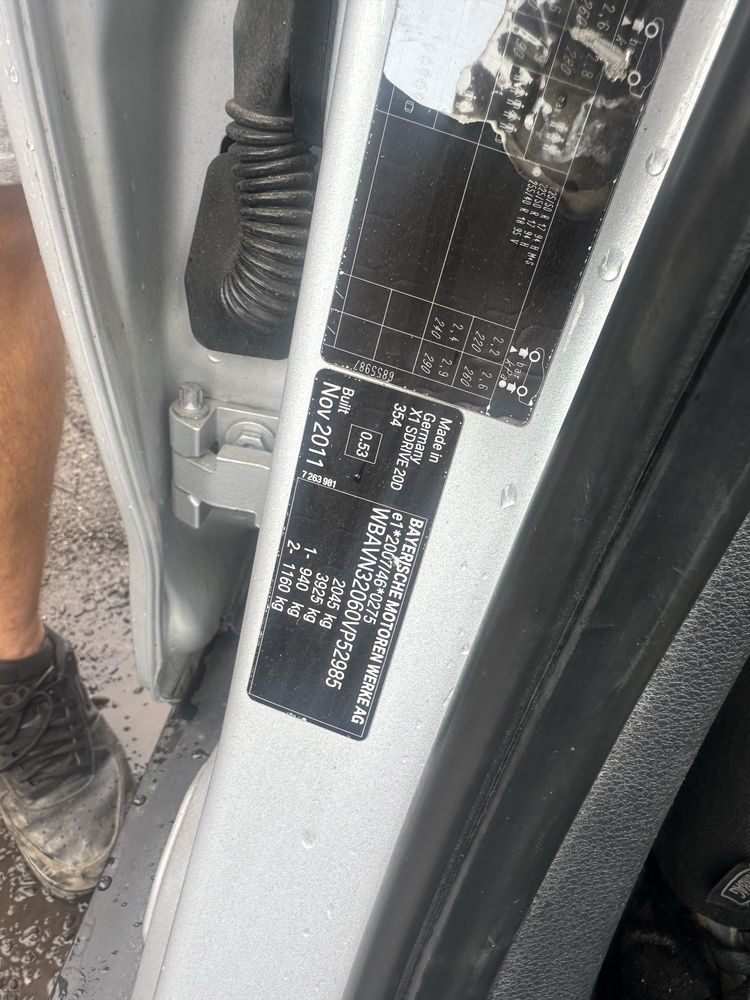 Bmw X1 silnik 2.0d 2012r,Anglik z kluczykami