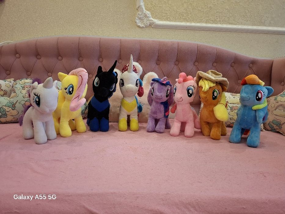Мягкие игрушки, коллекция Литл Пони, 8 шт