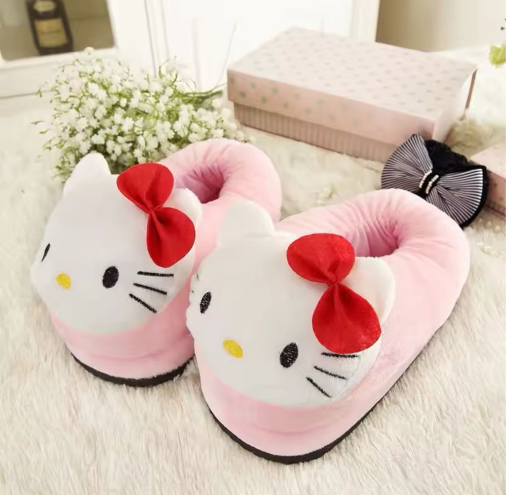 hello kitty тапочки хеллоу кітті хэллоу китти капці няшні домашні