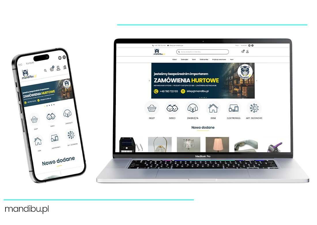 Tworzenie stron Strony internetowe Sklep www Pozycjonowanie Ecommerce