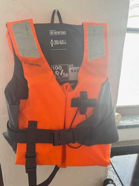 Colete Salva-vidas Insuflável TRIBOARD com Arnês - criança
