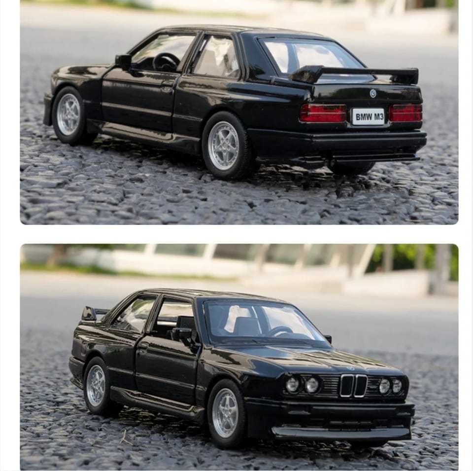 NOWY model 1:36 BMW M3 1987 kolor czarny