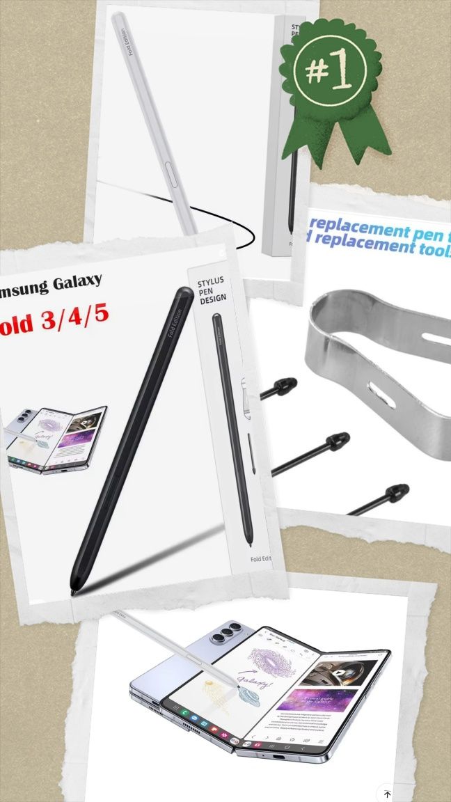 Стилус S Pen  Z Fold Edition для Samsung Galaxy Fold 3/4/5