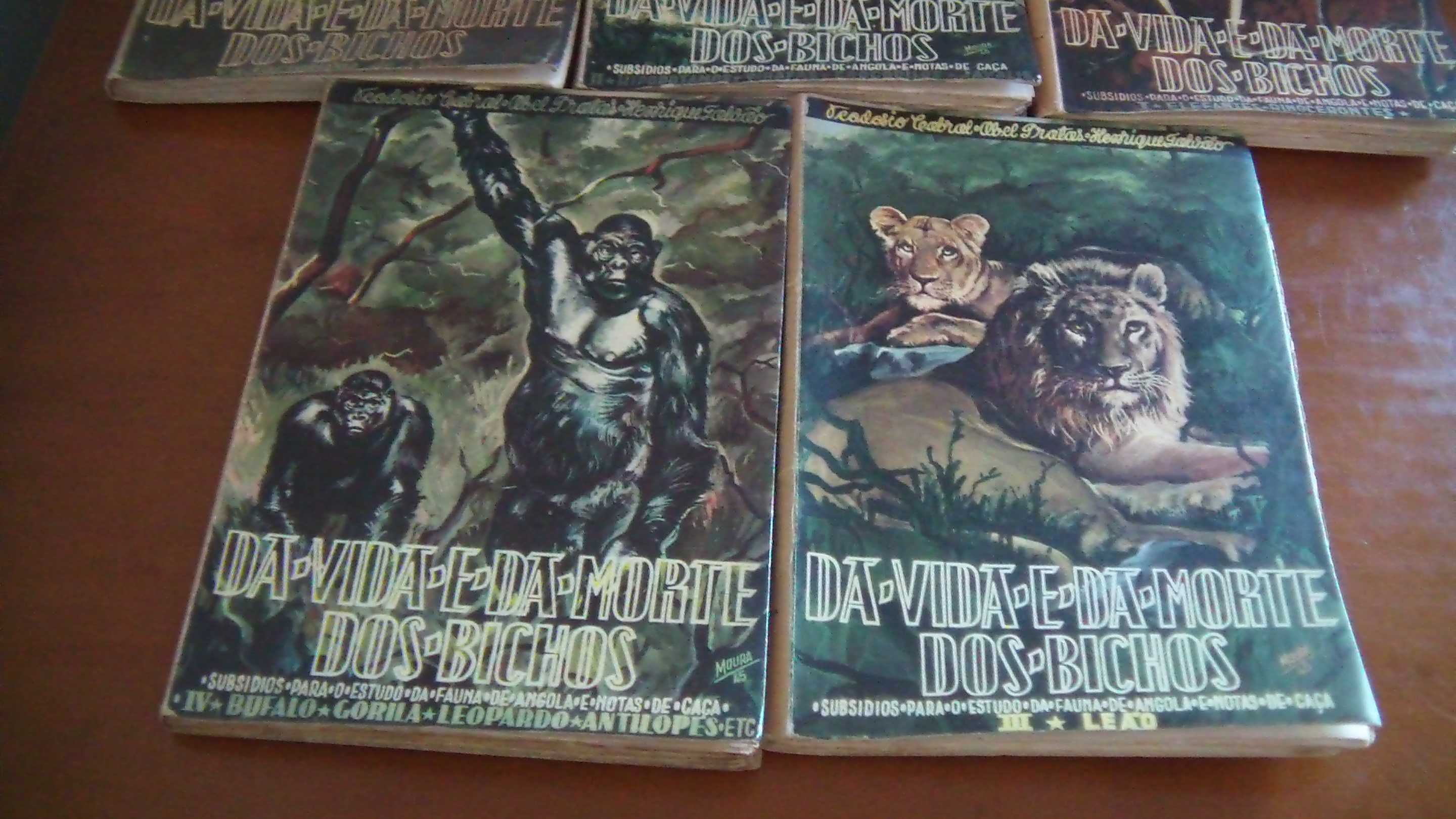 Da Vida e da Morte dos Bichos 5 vol de T.Cabral, A.Pratas, H.Galvão
