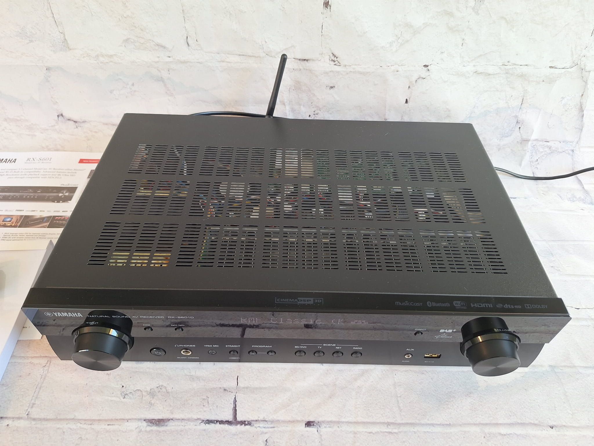 5.1 Yamaha RX-S601D Wifi Bt MusicCast 4k 60p dsd Hi res Net radio
