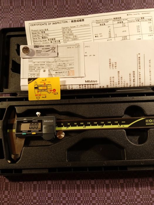 Электронный ШЦ длины 150мм Mitutoyo.+Оригинал.