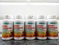 Now Foods, Berry Dophilus Kids (60 жев.таб.), детские пробиотики