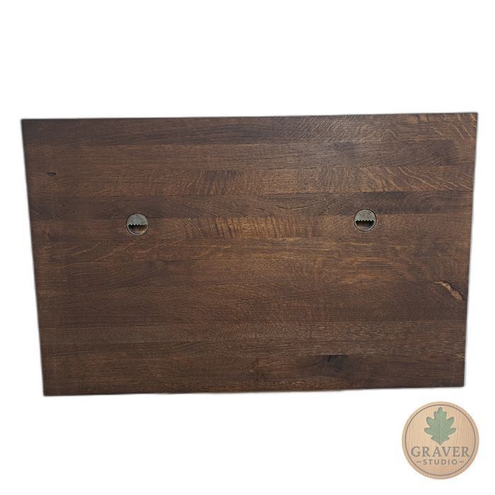 Płaskorzeźba dębowa  - fale, 3D, olejowana dekoracja ścienna