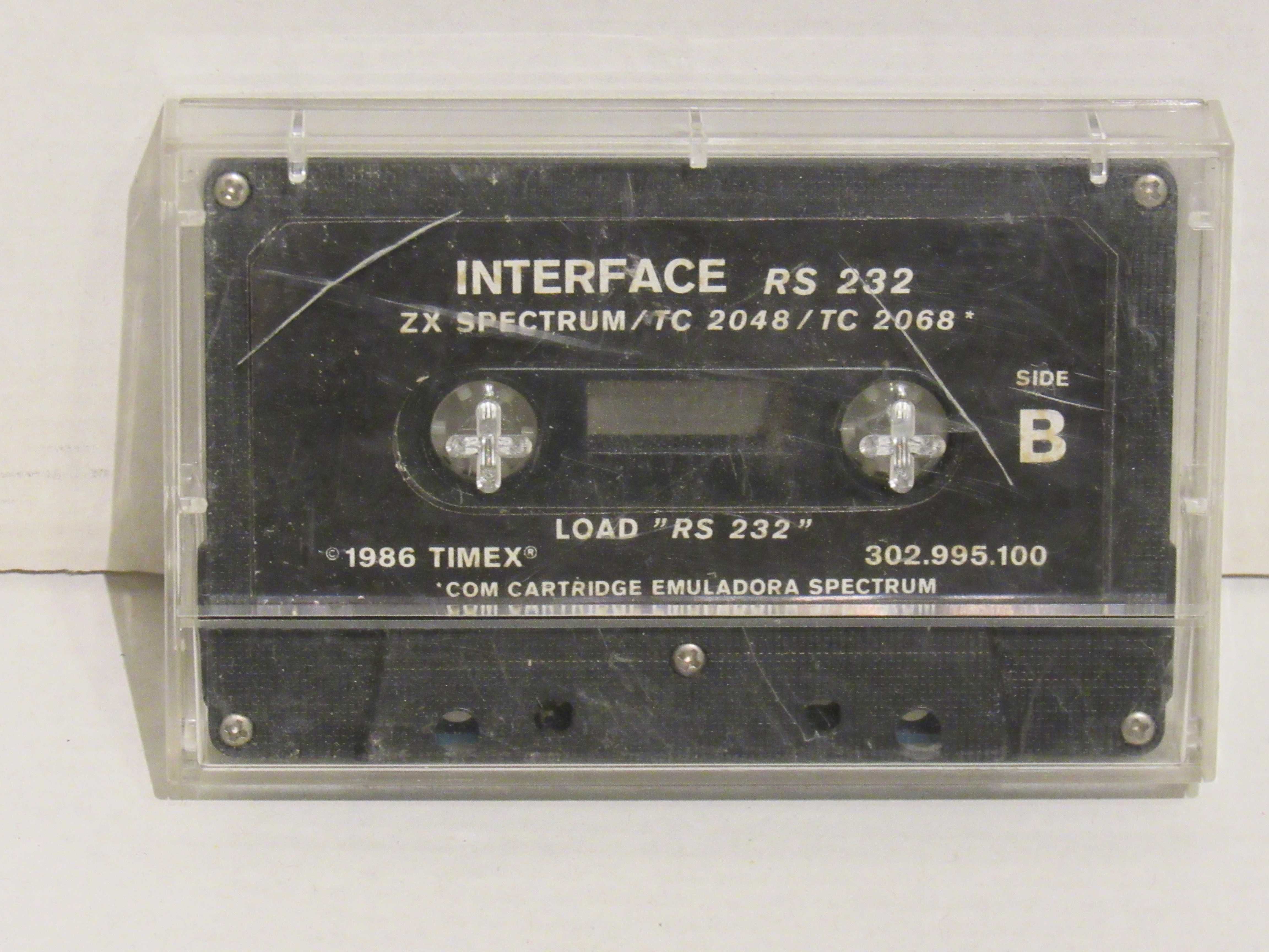 Cassete Interface RS232 Sinclair Zx Spectrum Timex 2048