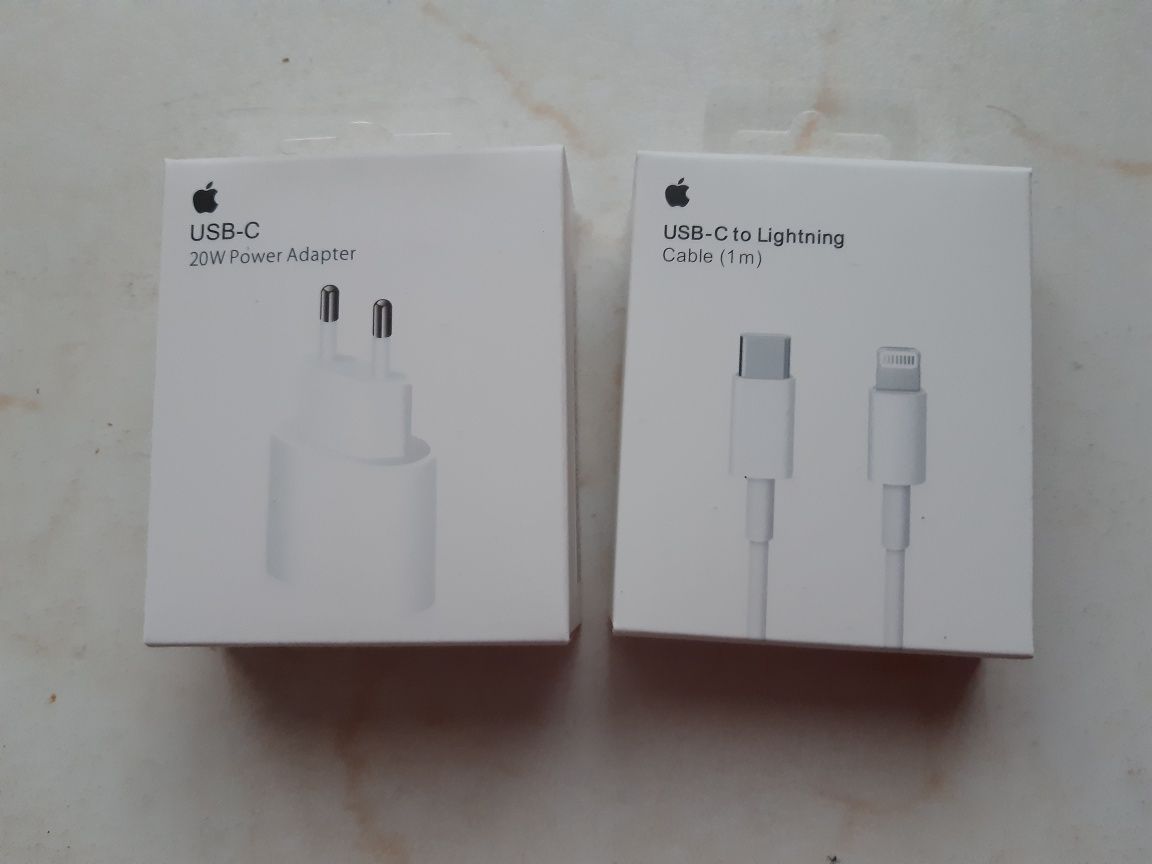 USB-C 20W Power Adapter Kabel USB-C to Lightning do iPhone NOWE