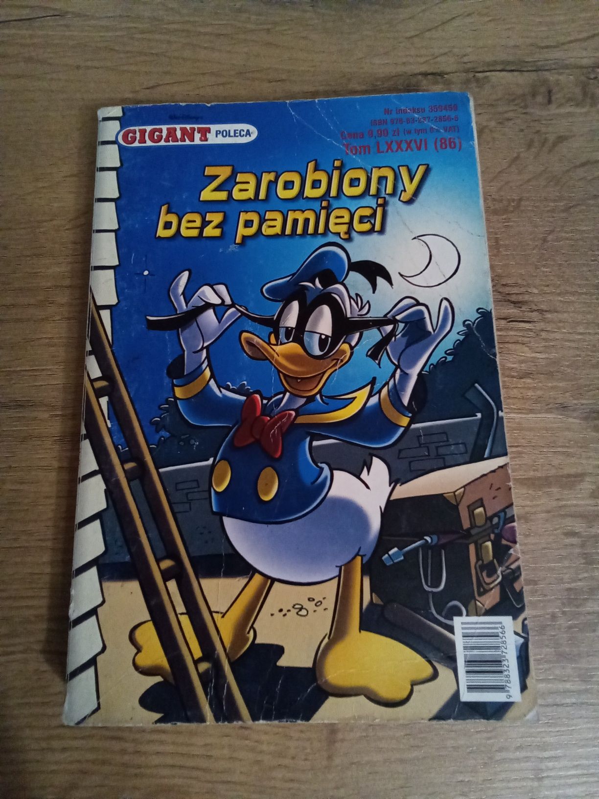 Zarobiony bez pamięci Gigant tom 86 LXXXVI Kaczor Donald KG