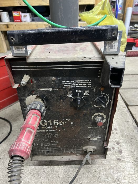 Półautomat spawalniczy spawarka transformatorowa MIG 165/3 Niemiecka