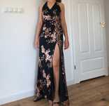 Simplee maxi dress cekiny elegancka wieczorowa sexy suknia