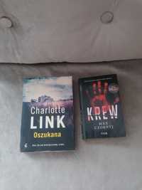 Książki "Oszukana" i "Krew"