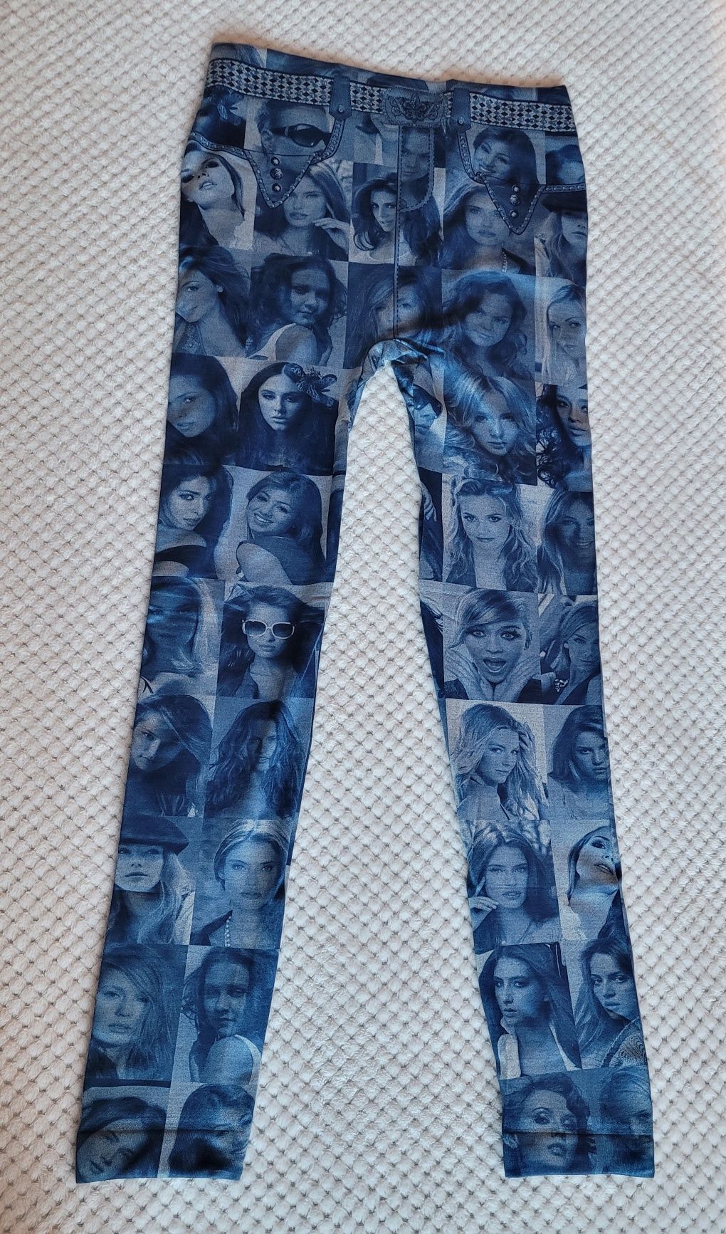 Nowe wyszczuplające legginsy damskie print