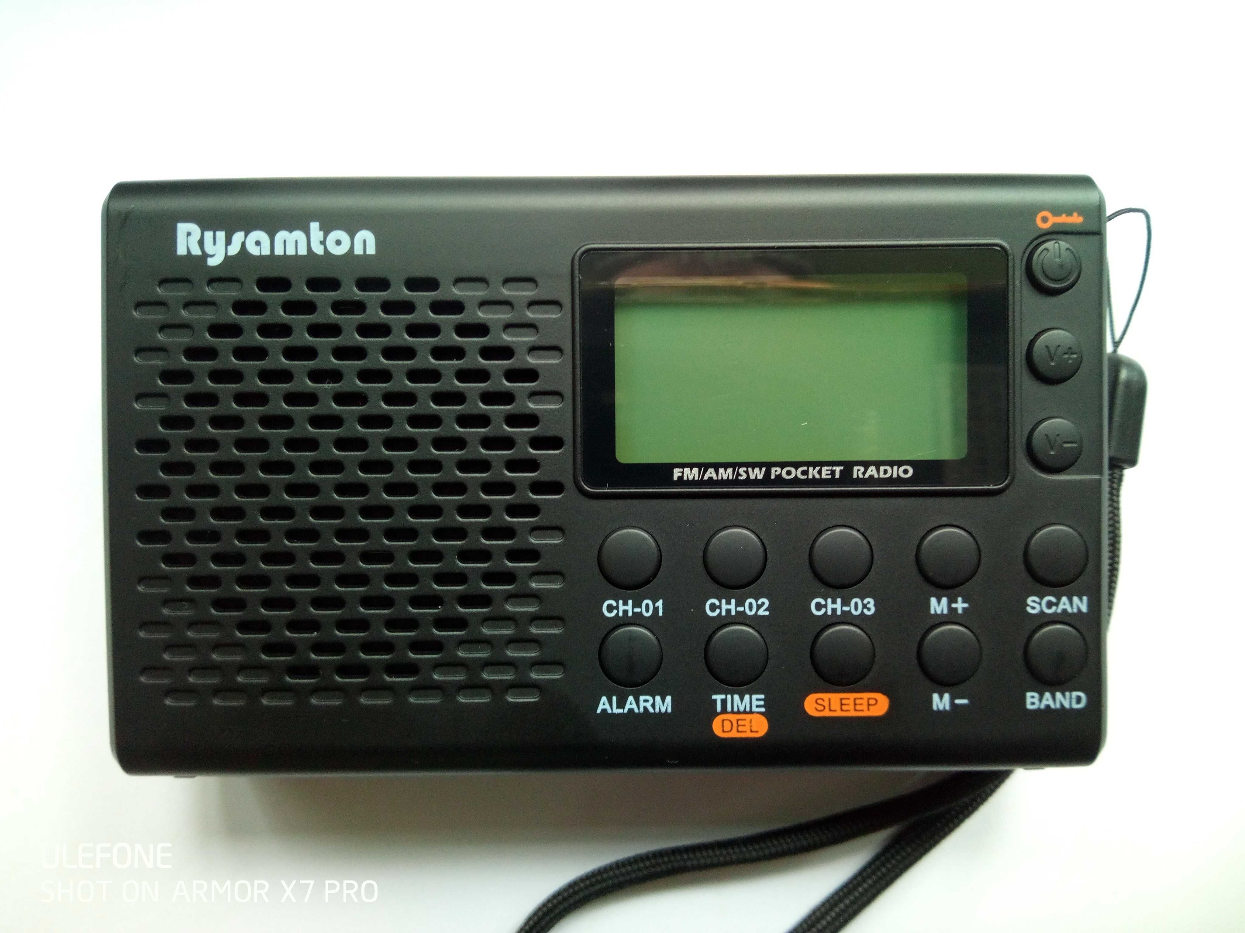 Радиоприёмник портативный трёхдиапазонный AM/FM/SW Rysampton YK-M03