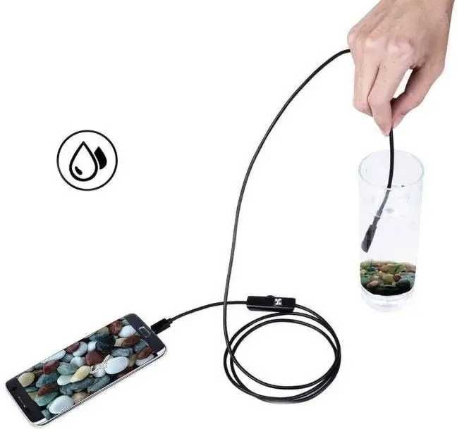 Эндоскоп для Android и PC, Гибкая камера 5 метров, USB-камера