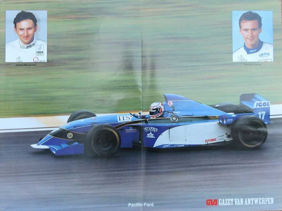 conjunto de Posters de Formula 1 dos anos 90