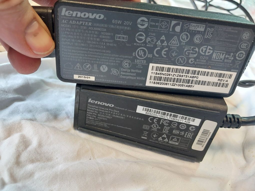Zasilacz Lenovo 65 W 20V do IBM, Lenovo+kane+STACJA DOKUJĄCA