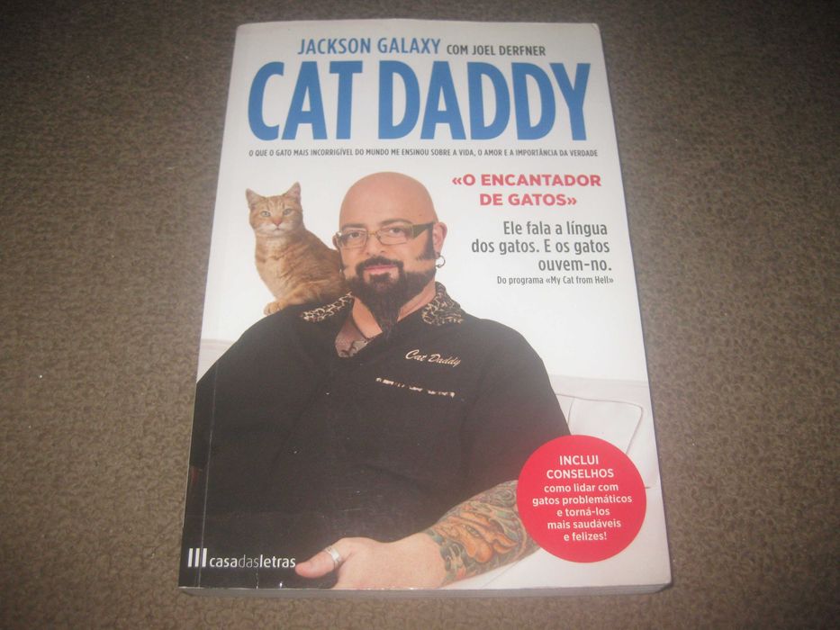 Livro "Cat Daddy: O Encantador de Gatos" de Jackson Galaxy