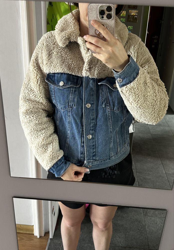 Kurtka katana z barankiem topshop moto S 36