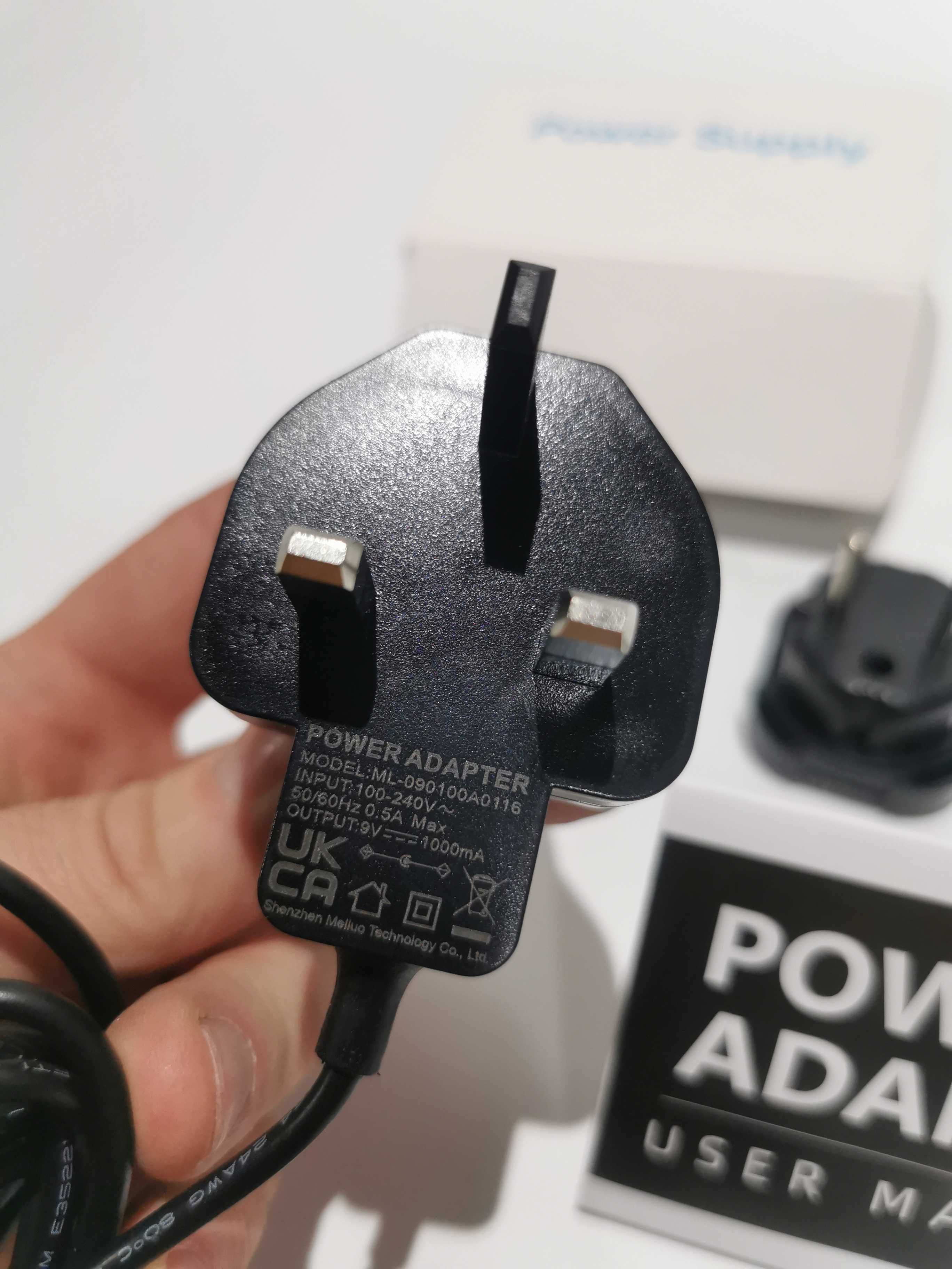 Zasilacz ładowarka 9V 1A do keyboard CPS LD MA gitar pedałów