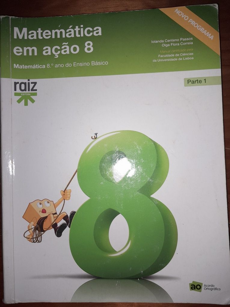 Manuais 8° ano de escolaridade