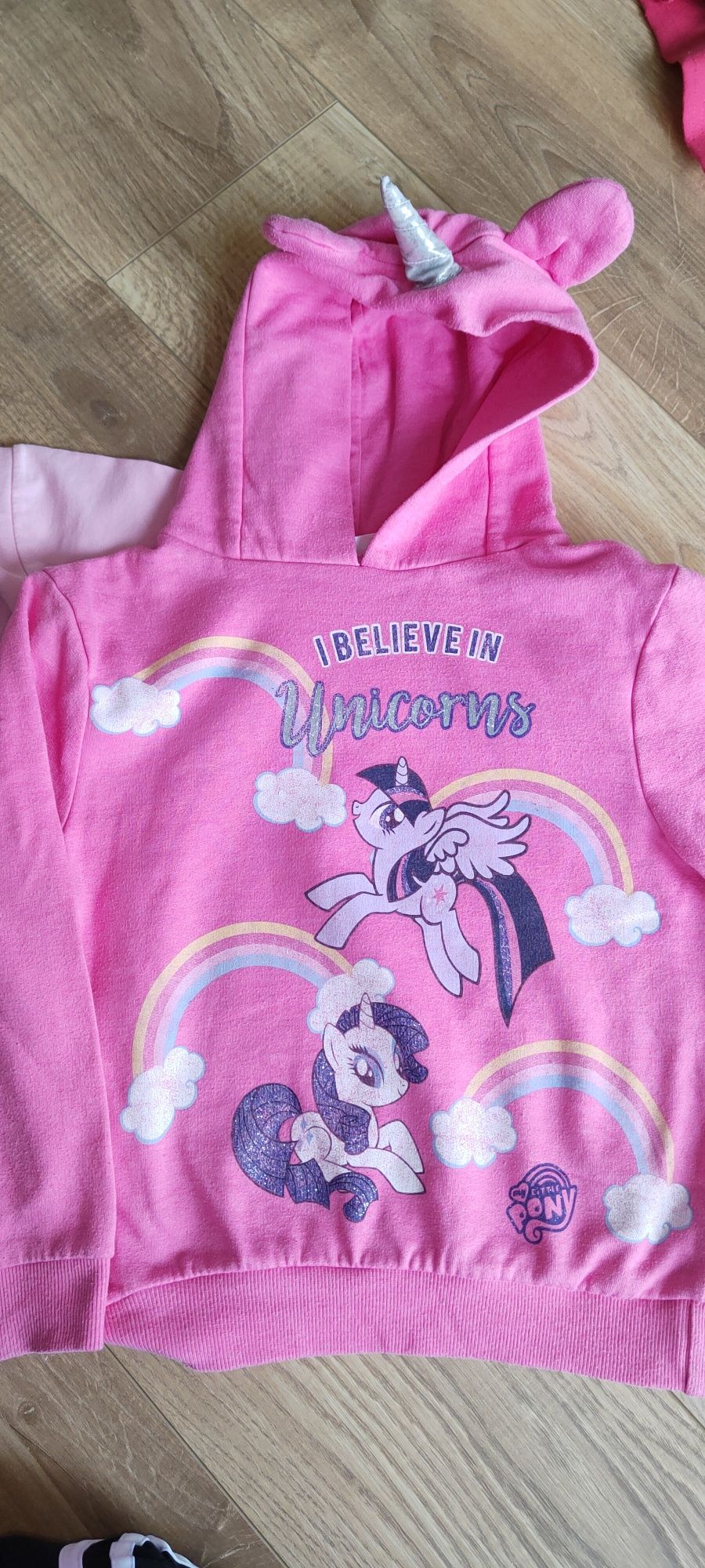 Bluzy z kapturem my little pony 122 różowe